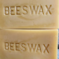 Two 1 pound bars of beeswax