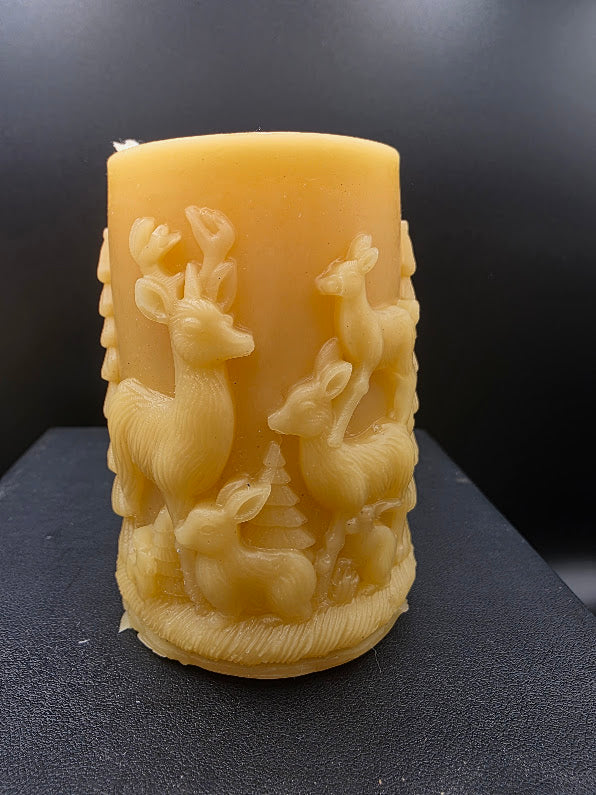 Deer and Bunny Candle
